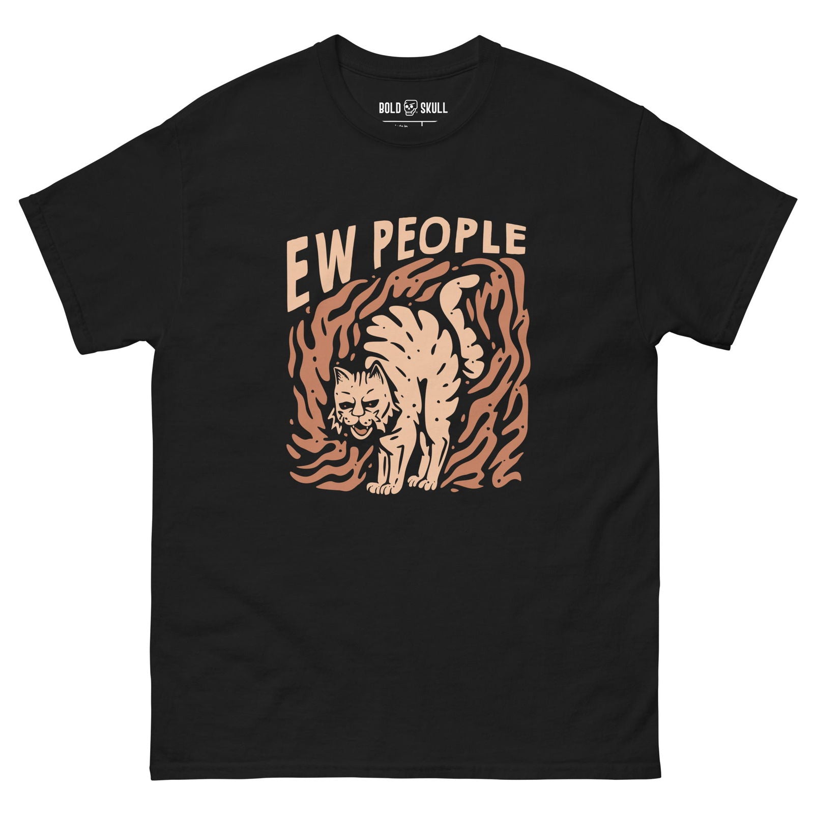 Ew People T-shirt - Bold Skull - 