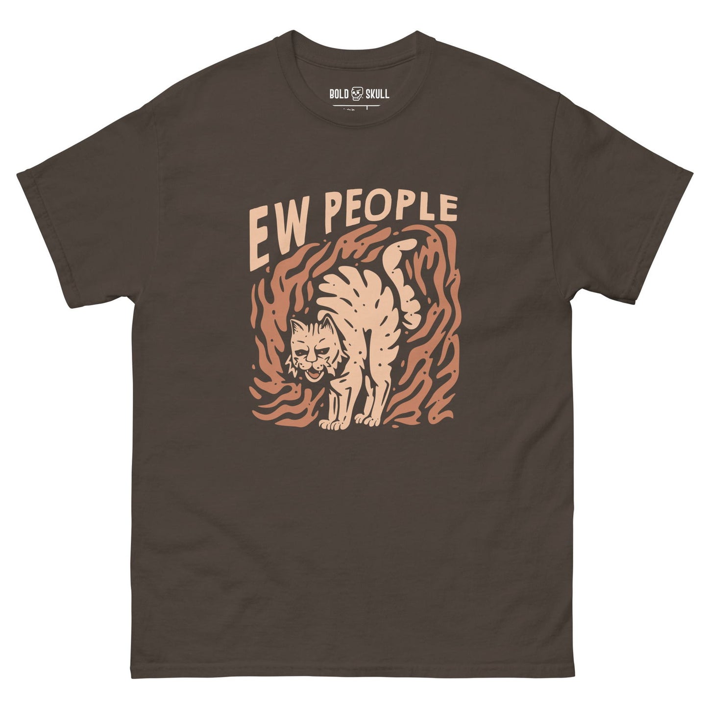 Ew People T-shirt - Bold Skull - 