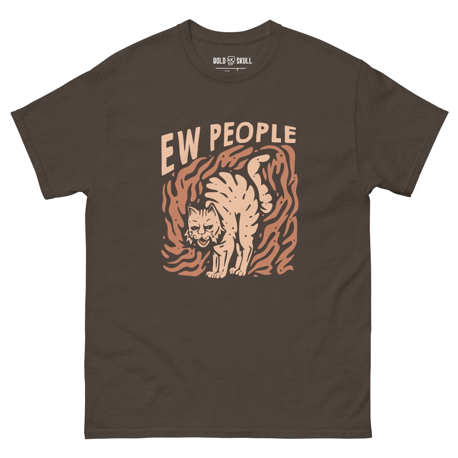 Ew People T-shirt - Bold Skull - 