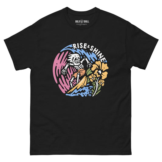 Rise & Shine F*ckers T-shirt - Bold Skull - 